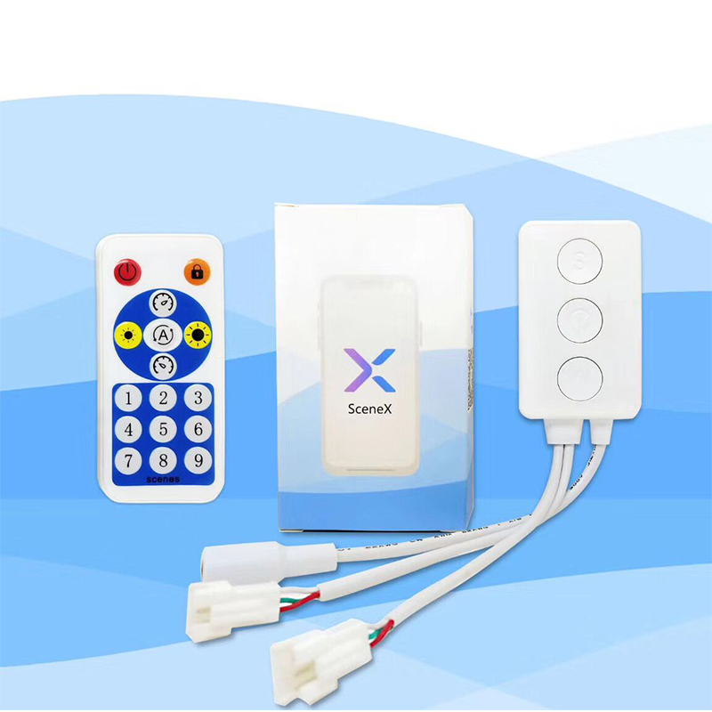 SP601E LED Music Bluetooth Controller - 2 Output - Smartphone, RF Remote Control SP601E LED Music Bluetooth Controller - 2 Output - Smartphone, RF Remote Control